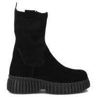 Leather ankle boots Filippo DBT7163/25 BK SU black