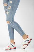 Leather sneakers Filippo DP2004/21 WH white