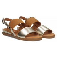 Leather sandals Filippo DS3601/22 GO BR brownish gold