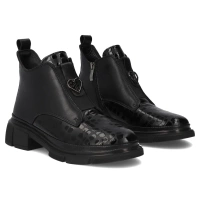 Leather ankle boots Filippo DBT7430/25 BK black
