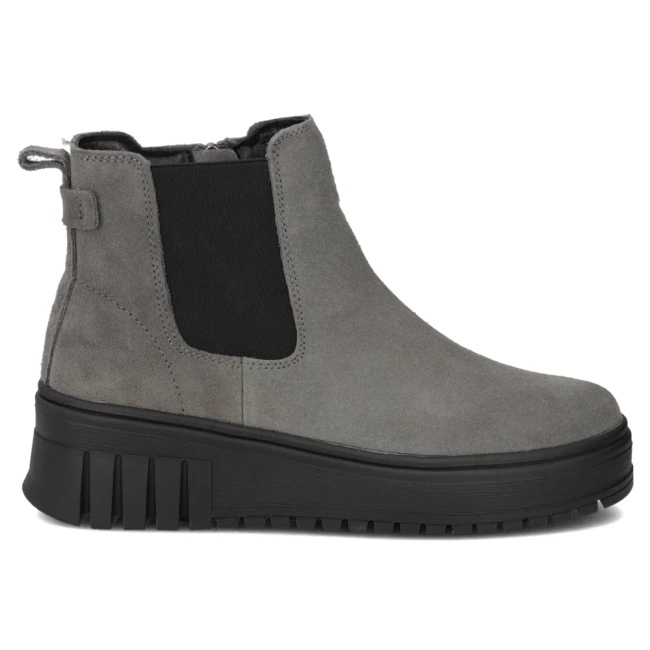Leather ankle boots Filippo DBT7279/25 GR grey