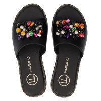 Klapki Filippo DK6233/25 BK czarne