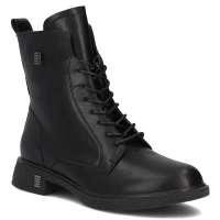 Leather ankle boots Filippo DBT7201/25 BK black