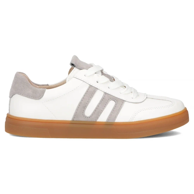 Leather sneakers Filippo DP6742/25 GR grey