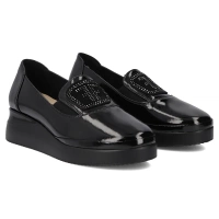 Leather shoes Filippo DP7396/25 BK L black