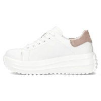Leather sneakers Filippo DP6739/25 WH BE white
