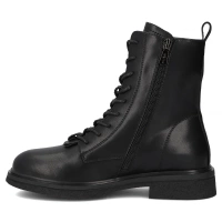 Leather ankle boots Filippo DBT7250/25 BK black