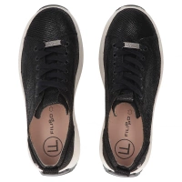 Leather sneakers Filippo DP6795/26 BK black