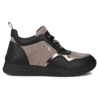 Leather sneakers Filippo DP7406/25 TP BK black