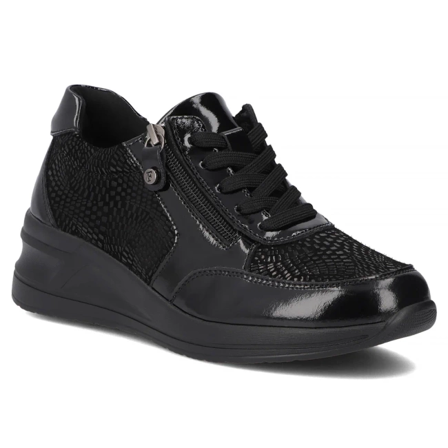 Leather shoes Filippo DP6352/25 BK black
