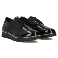 Skórzane półbuty Filippo DP6839/25 BK L czarne