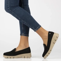 Leather shoes Filippo DP7002/25 BK black