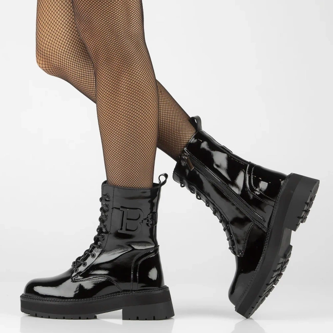 Leather boots Filippo DBT6305/25 BK black