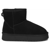 Skórzane śniegowce Filippo DBT7329/25 BK czarne
