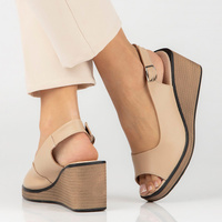 Leather sandals Filippo DS4508/23 BE beige