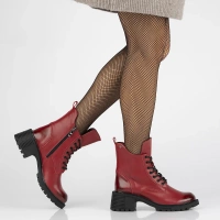 Leather ankle boots Filippo DBT6501/25 BK black