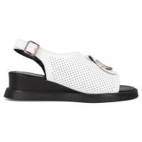 Leather sandals Filippo DS6873/25 WH white