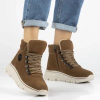 Leather ankle boots Filippo DBT7290/25 BR brown