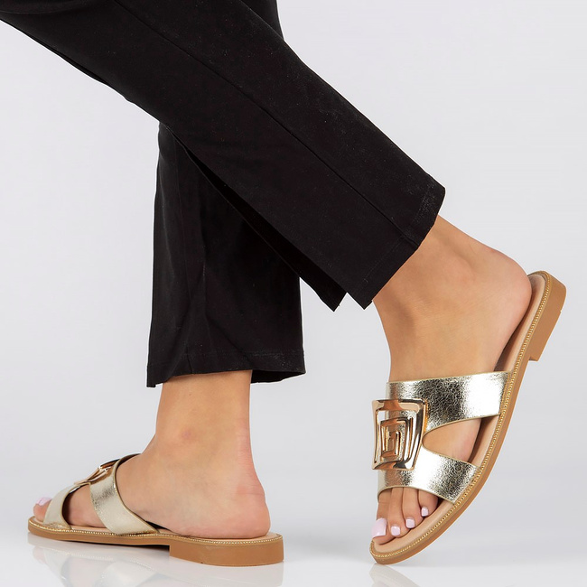 Slippers Filippo DK3703/23 GO gold