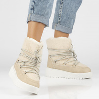 Śniegowce Filippo DBT4238/22 BE beżowe