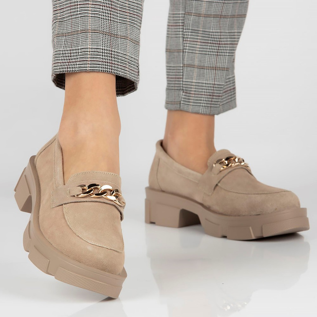 Leather shoes Filippo DP3221/23 BE beige