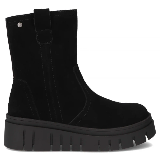 Leather ankle boots Filippo DBT7262/25 BK black