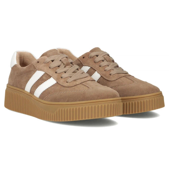 Leather Sneakers Filippo DP6776/25 BE FH beige pink