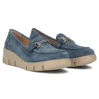 Leather shoes Filippo DP7002/25 BL blue