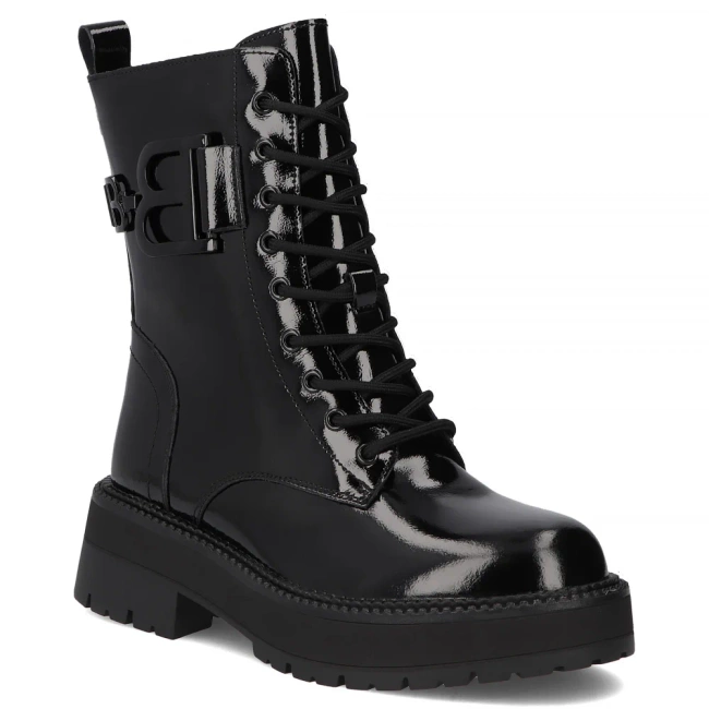 Leather boots Filippo DBT6305/25 BK black