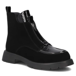 Skórzane botki Filippo DBT6570/25 BK czarne