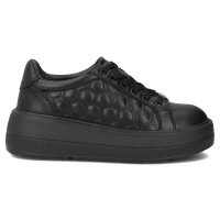 Leather sneakers Filippo DP7285/25 BK black