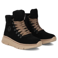 Leather ankle boots Filippo DBT7290/25 BK black