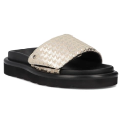 Leather flip-flops Filippo DK6150/24 GO gold