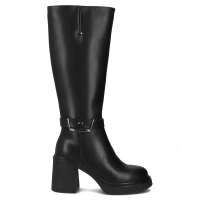Leather ankle boots Filippo DKZ7235/25 BK black