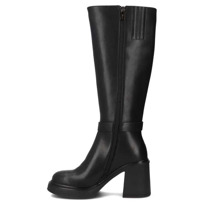 Leather ankle boots Filippo DKZ7235/25 BK black