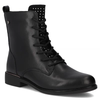 Leather ankle boots Filippo DBT4747/25 BK D black