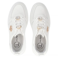 Leather sneakers Filippo DP6784/25 WH white
