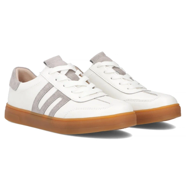 Leather sneakers Filippo DP6742/25 GR grey