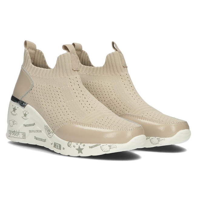 Leather shoes Filippo DP3551/22 BE beige
