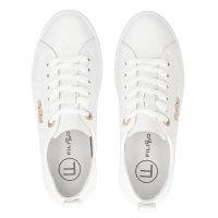 Skórzane sneakersy Filippo DP7052/25 WH białe