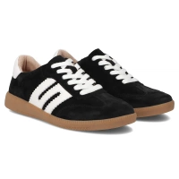 Skórzane sneakersy Filippo DP7492/25 BK czarne