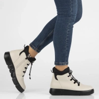 Leather ankle boots Filippo DBT6532/25 BE beige