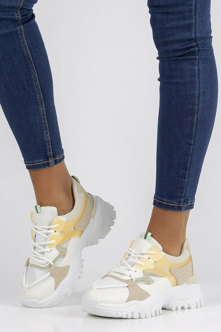 Sneakersy Filippo BL275P BE beżowe