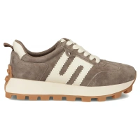 Leather sneakers Filippo DP6743/26 TP Taupe