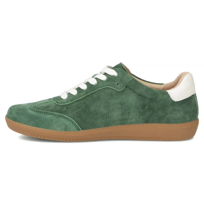 Skórzane sneakersy Filippo DP7492/25 GE zielone