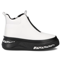 Leather ankle boots Filippo DBT7277/25 WH white