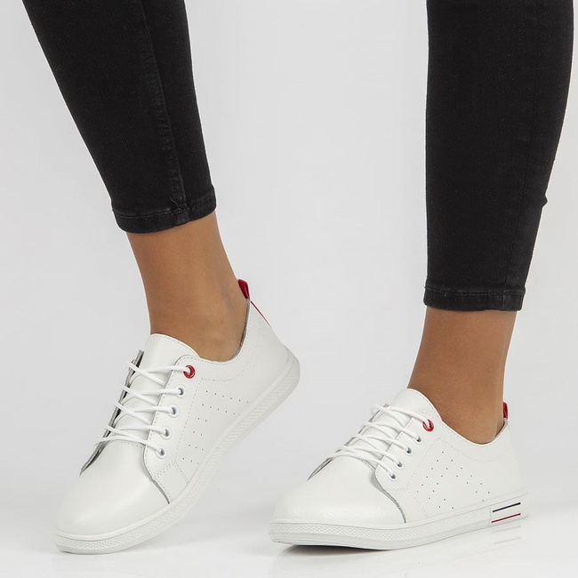 Leather shoes Filippo DP3508/22 WH white