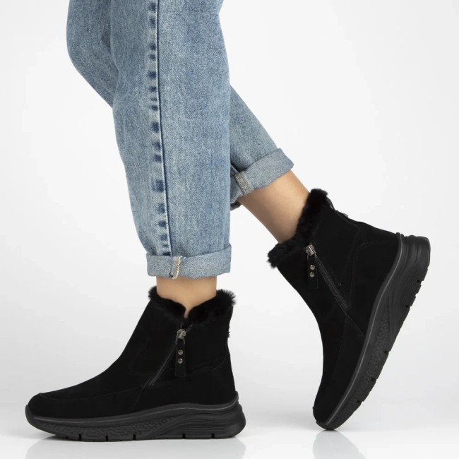 Leather ankle boots Filippo DBT7291/25 GR grey