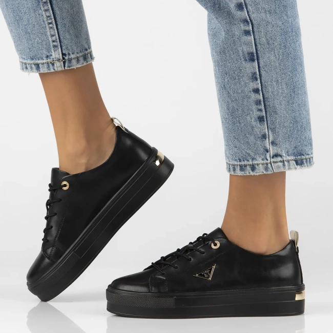 Leather shoes Filippo DP3533/25 BK black
