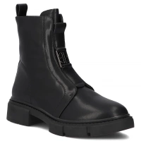 Skórzane botki Filippo DBT6524/25 BK czarne